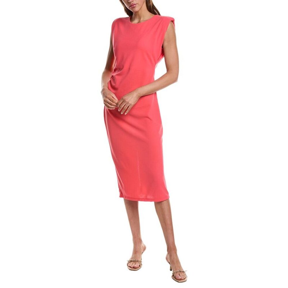 Ichi Womens  Katine Midi Dress, Pink